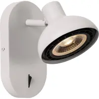 Lucide Lampe de chevet Sensas design blanc GU10 ES111