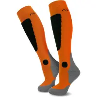 Normani Chaussettes de sport gris / orange / noir