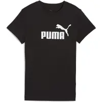 Puma T-shirt fonctionnel 'ESS No. 1' noir / blanc