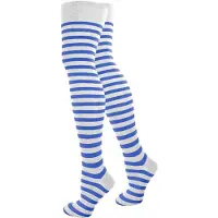 Normani Chaussettes montantes bleu / blanc