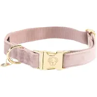 Kentucky Velvet Dog Collar Rose 45-75 cm