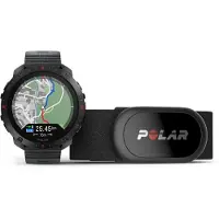 Polar Grit X 2 Pro Noir + HR Cardiofréquencemètre Sangle Poitrine