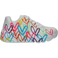 SKECHERS Jgoldcrown: Uno Lite Sneakers Laag - Wit - Maat 30