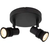 Lucide Projecteur de plafond Kianti 2-noir clair