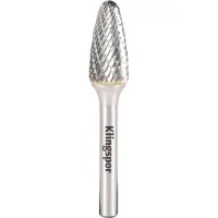 Klingspor Fraise lime carbure ogive D. 9,6 x 19 x 6 mm x Denture : 6 - HF 100 F - 295987 -