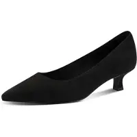 Marco Tozzi Escarpins femme élégants à bout pointu et talon Queenie 2-22301-44, Taille:38 EU, Couleur:Noir