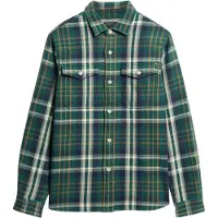 Superdry Chemise bleu marine / pueblo / vert foncé / blanc