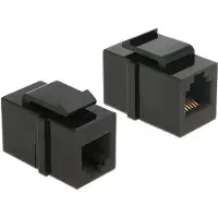 DeLOCK RJ12 keystone - Connecteur RJ12 vers connecteur RJ12 - CAT 3 Non blind