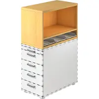 Hjh OFFICE PRO RENATUS - Rehausse de conteneur (42.80 x 80 x 53 cm)