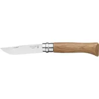 Opinel Pocket No.08 Oak Wood Pocket Knife Marron,Argenté