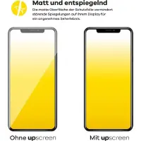 Upscreen Reflection Shield Protection Mat (1 pcs, Samsung Galaxy A20s), Téléphone portable : film de protection, Transparent