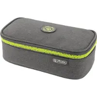 Herlitz 300001574 Schlampermäppchen beatBox ABC grün/gelb, 22,5 x 7,0 cm