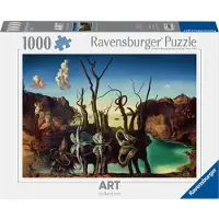 Ravensburger Puzzle 1000 pièces - - Cygnes se reflétant en éléphants - Blanc - 70x50 cm - Adulte