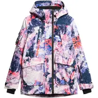 Superdry pour femme. WS110165A Veste de sauvetage à ski Ultimate multicolore (M), Sport, Neige, Polister recyclé, Durable