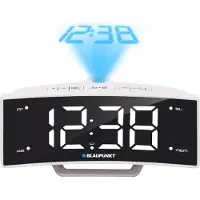 Blaupunkt CRP7WH radio Clock Black, White