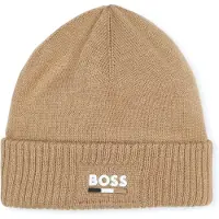 BOSS Bonnet en maille avec logo effet gomme pour enfant