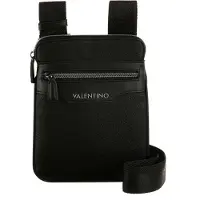 Valentino Sac à bandoulière 'Efeo' gris argenté / noir