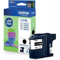 Brother - Cartouche d'encre LC-221BK noire | 5 pièces