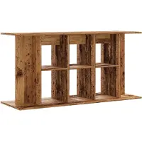 vidaXL Support d'aquarium imitation vieux bois 120x40x60 cm Bois composite