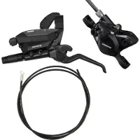 Shimano St-ef515-l 3s 1800 Mmbr-mt200-f 1000 Mm Brake Kit Argenté