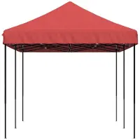 vidaXL Tente de réception pliante Pop-Up rouge bourgogne 580x292x315 cm