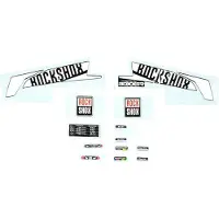 RockShox Boxxer Decals Kit Blanc