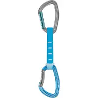 Petzl - Dégaine d'escalade - Djinn Axess Turquoise - Taille 11 cm - Bleu