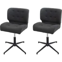 Mendler Chaise de salle à manger -H42 (lot de 2)