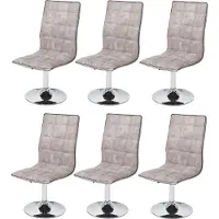 Mendler Chaise de salle à manger -C41 (lot de 6)