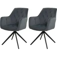 MCW Chaise de salle à manger -L80 (lot de 2)
