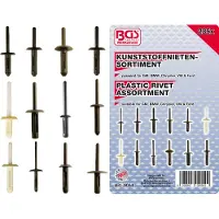 Bgs Assortiment de rivets en plastique pour GM / BMW / Chrysler / VW / Ford 235pcs - 9054