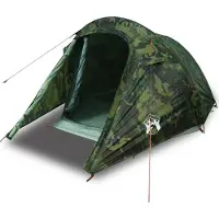 vidaXL Tente tunnel 3 personnes camouflage étanche à l'eau