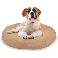 MediaShop Peaceful Pooch XL - panier moelleux pour chien - 109 cm de diamètre - pliable - disponible en plusieurs tailles. Panier pour chat - lavable - rembourrage amovible - soulage les articulations et les
