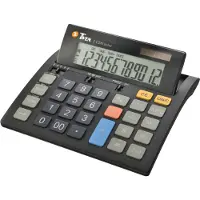 Twen Calculatrice de bureau 1 pcs (Fonctionnement sur piles)