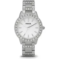 Fossil Montre à affichage analogique 'JESSE' argent / blanc