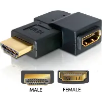 DeLOCK Adaptateur HDMI - HDMI mâle vers HDMI femelle
