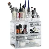 Relaxdays Organisateur cosmétique 21 compartiments
