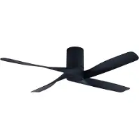 Beacon Ventilateur de plafond noir Riviera Ø132cm