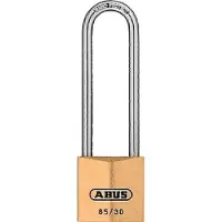 ABUS Cadenas à cylindre 85/30HB65 gl largeur du corps 30 mm laiton s'entrouvrant 0402