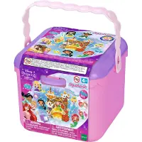 AquaBeads Disney Creativity Cube Princesses With More Than 2.500 Beads 16.50x16x14 Cm Rose