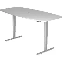Hjh OFFICE PRO Konferenztisch elektrisch H-verstellb. 620-1270mm