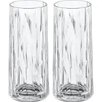 Koziol Verre Long Drink Koziol Superglas Club No 03 250 ml Transparent (Lot de 2)