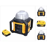 DeWalt DCL 074 Projecteur de chantier sans fil Projecteur 18 V 5000 lm 4000 Kelvin + 1x batterie 5,0 Ah - sans chargeur