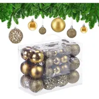 Relaxdays 50x palline-natale (50x)