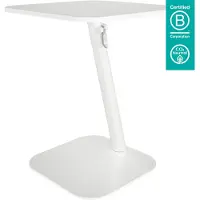 Dataflex Table pour ordinateur portable Bento 550-755mm réglable en hauteur (45.450), blanc, Support pour notebook, Blanc