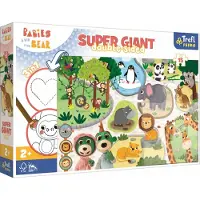 Trefl Puzzle Pièces XXL - Au Zoo - 10 à 25 pièces