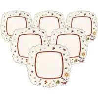 Villeroy & Boch Assiette Plate Villeroy & Boch Toy's Delight Carrée 28,5 cm (Lot de 6)