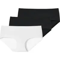 Schiesser Culotte noir / blanc
