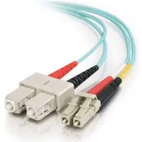 Cables To Go Câble fibre optique SC-SC 10Gb 50/125 OM3 Duplex Multimode PVC (LSZH) (3 m)