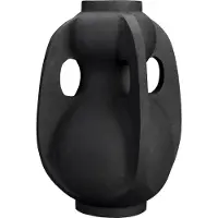 Dutchbone Thiago Vase L Black